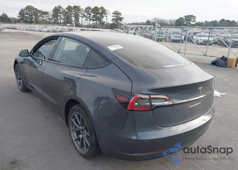 2022 Tesla Model 3 Rear-Wheel Drive from USA, damaged, VIN 5YJ3E1EA7NF311908